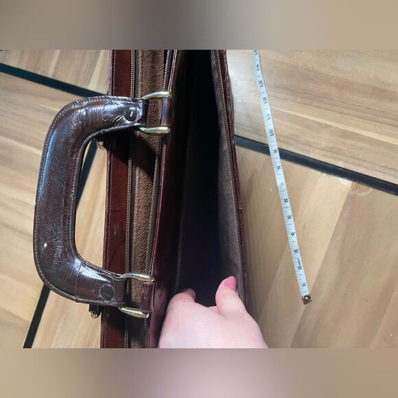 Very unique authentic eel skin bag - Picture 7 of 9